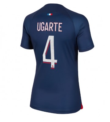 Paris Saint-Germain Manuel Ugarte #4 Hemmatröja Kvinnor 2023-24 Kortärmad